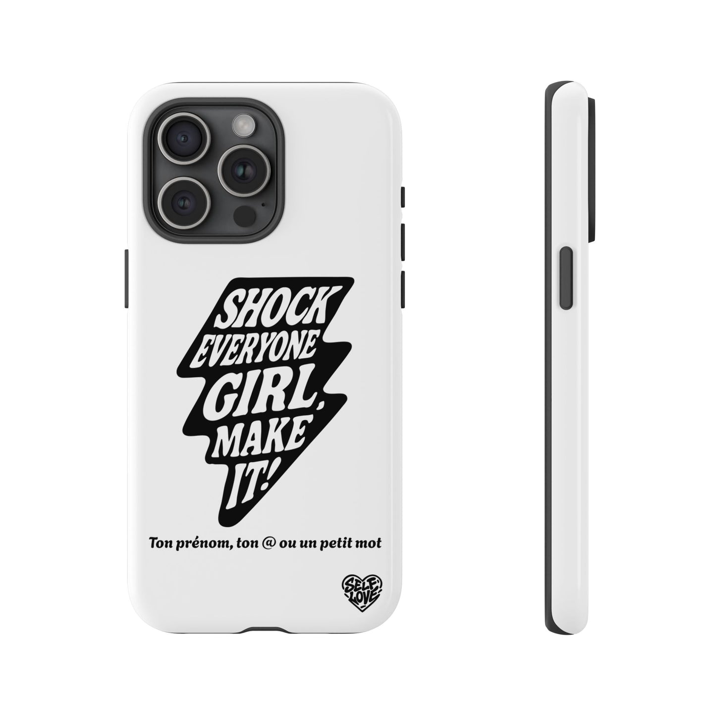 Shock Everyone - Coque iPhone (blanc)