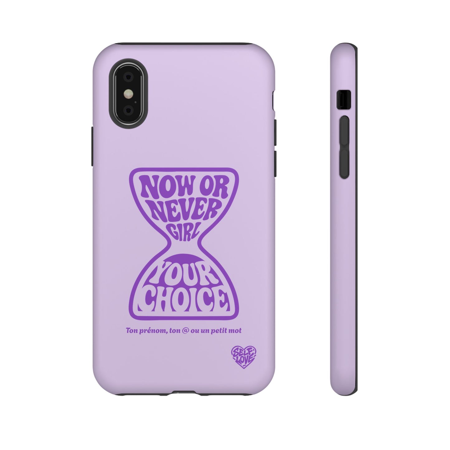 Now Or Never Girl - Coque iPhone (violet)