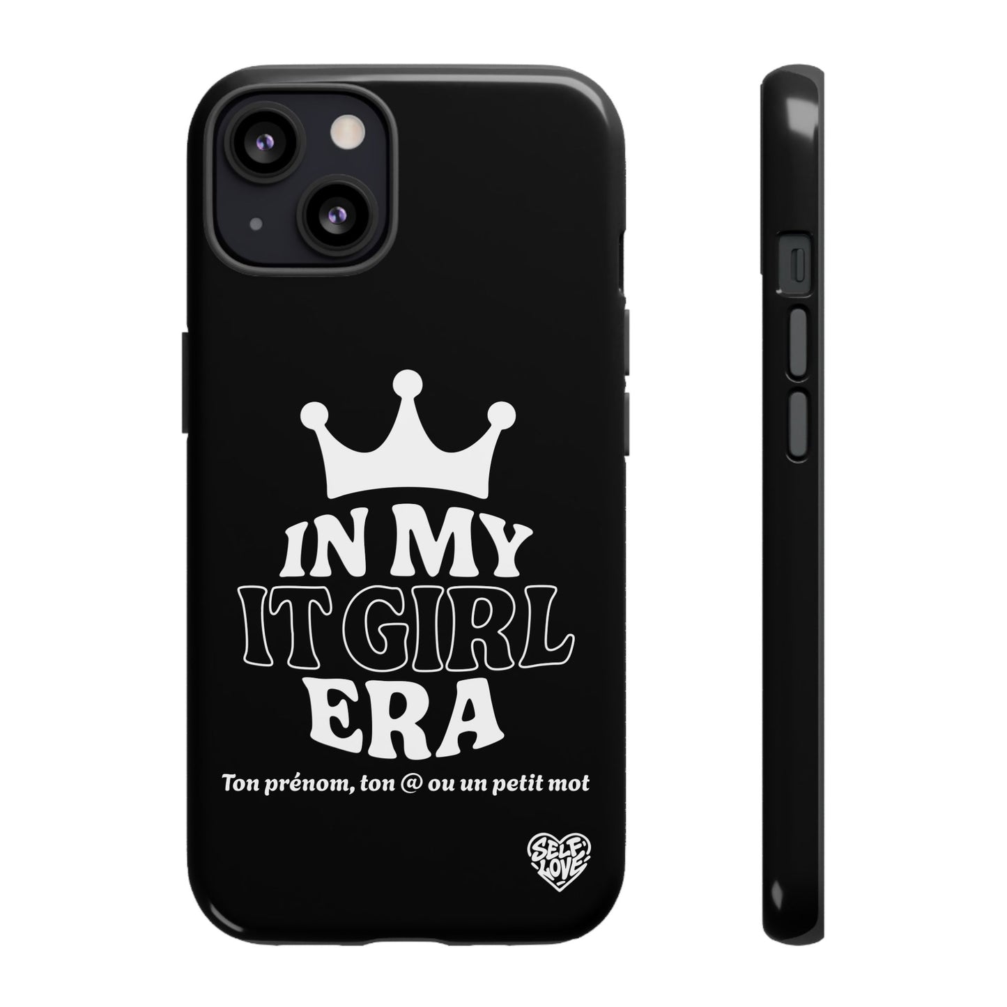 In My It Girl Era - Coque iPhone (noir)