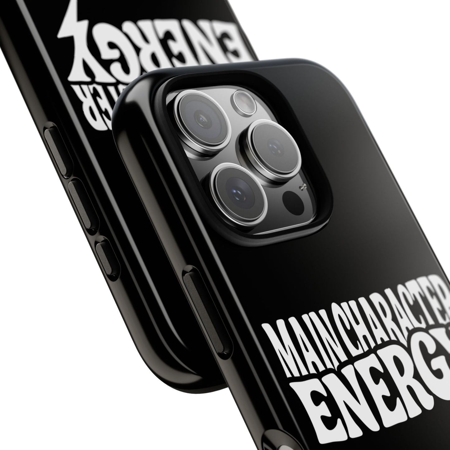 Main Character Energy - Coque iPhone (noir)