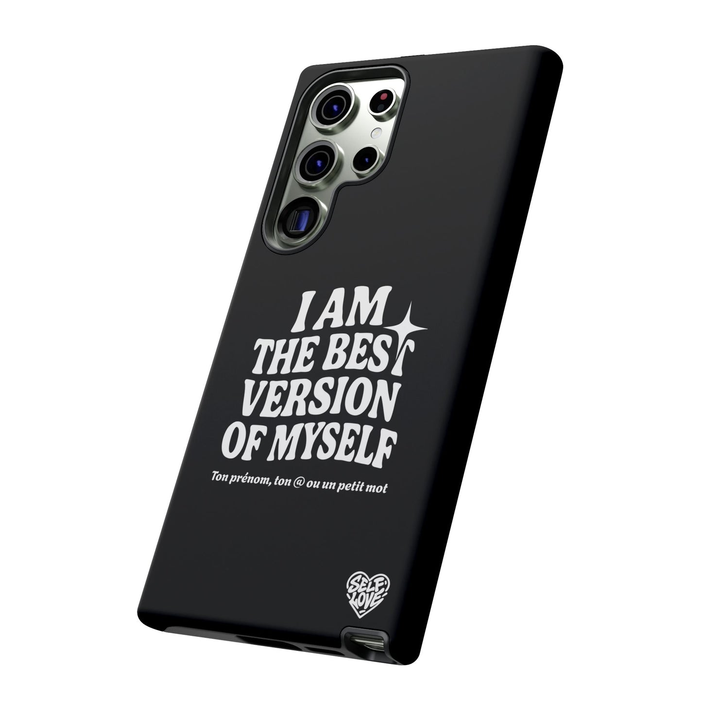 I Am The Best Version Of Myself - Coque Samsung (noir)