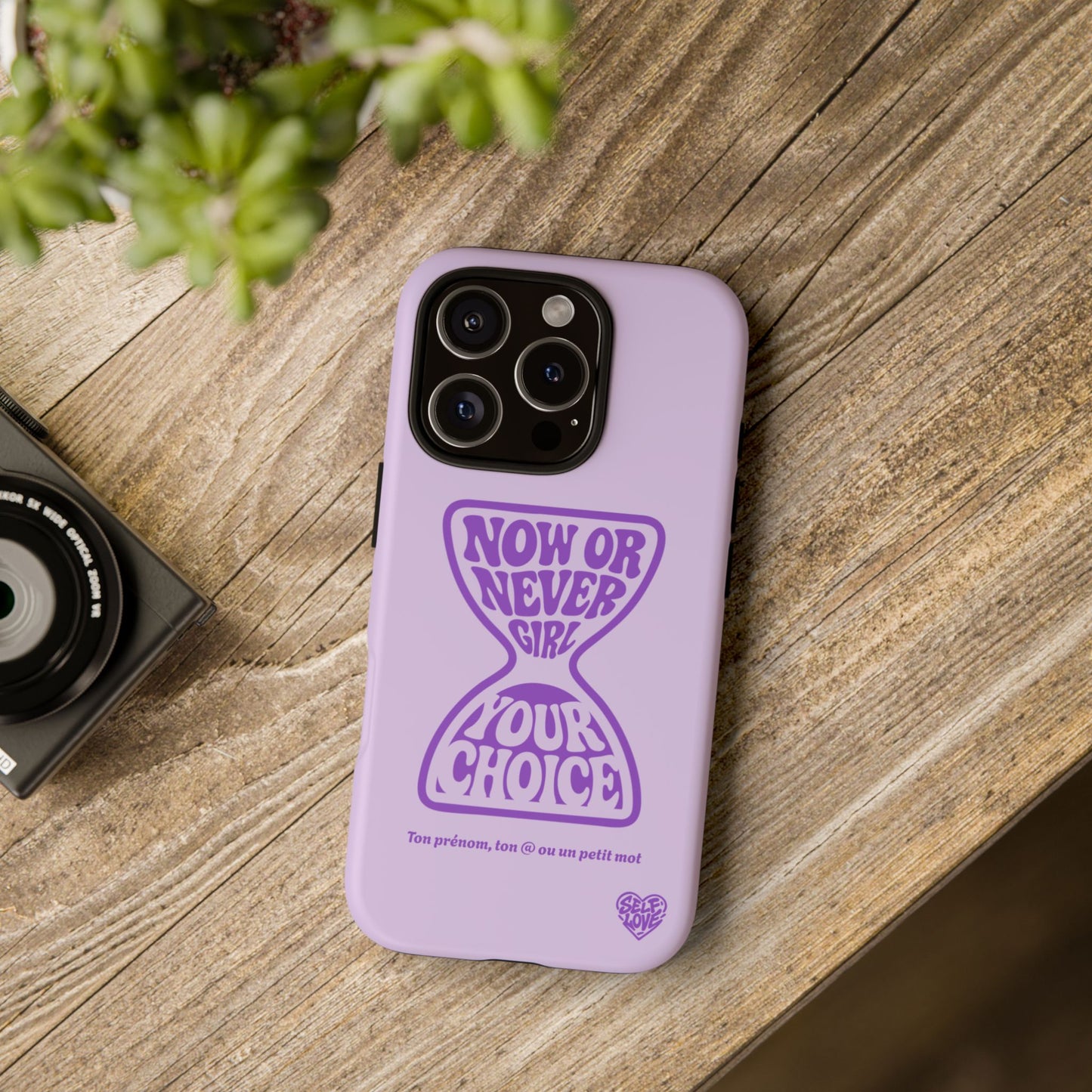 Now Or Never Girl - Coque iPhone (violet)