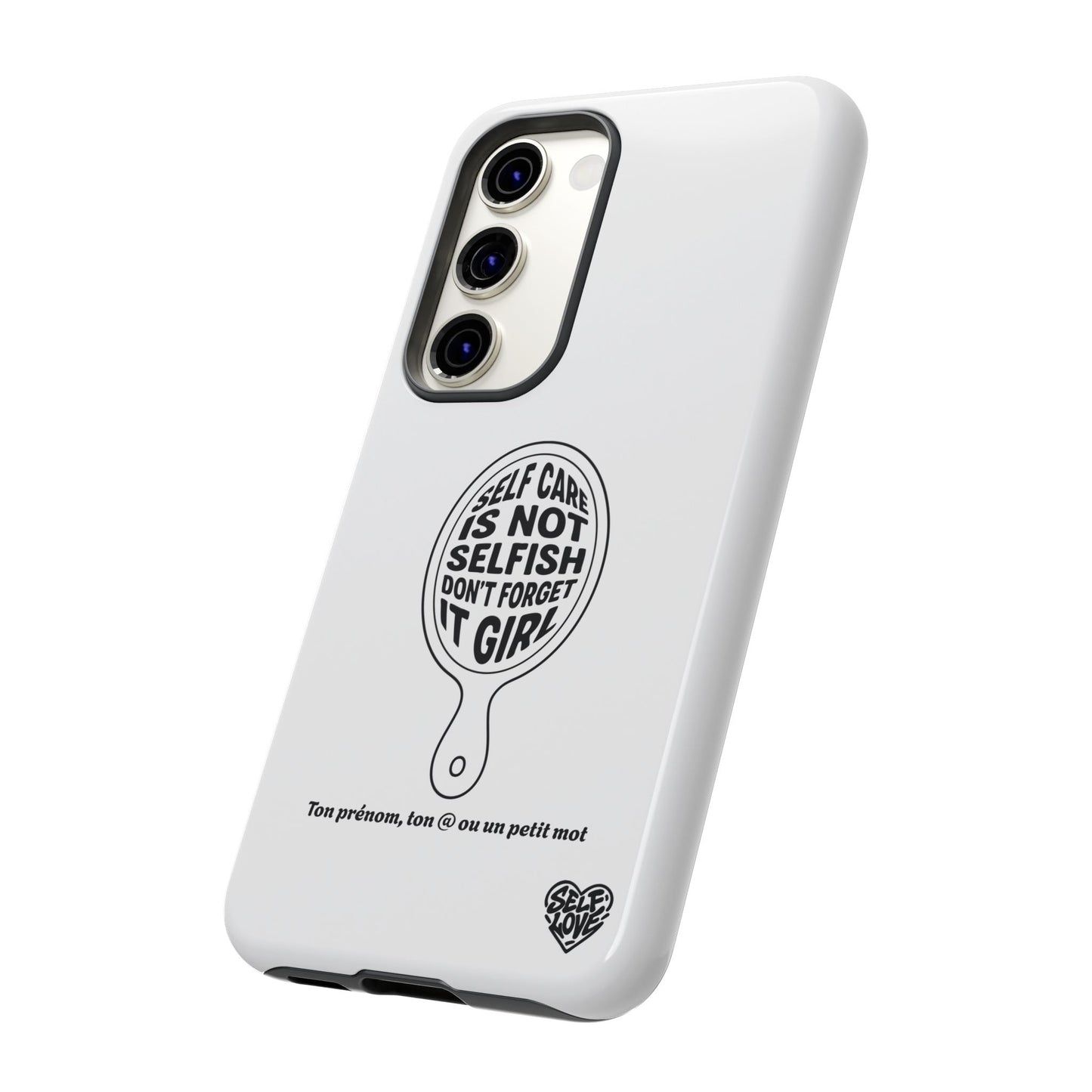 Self Care - Coque Samsung (blanc)
