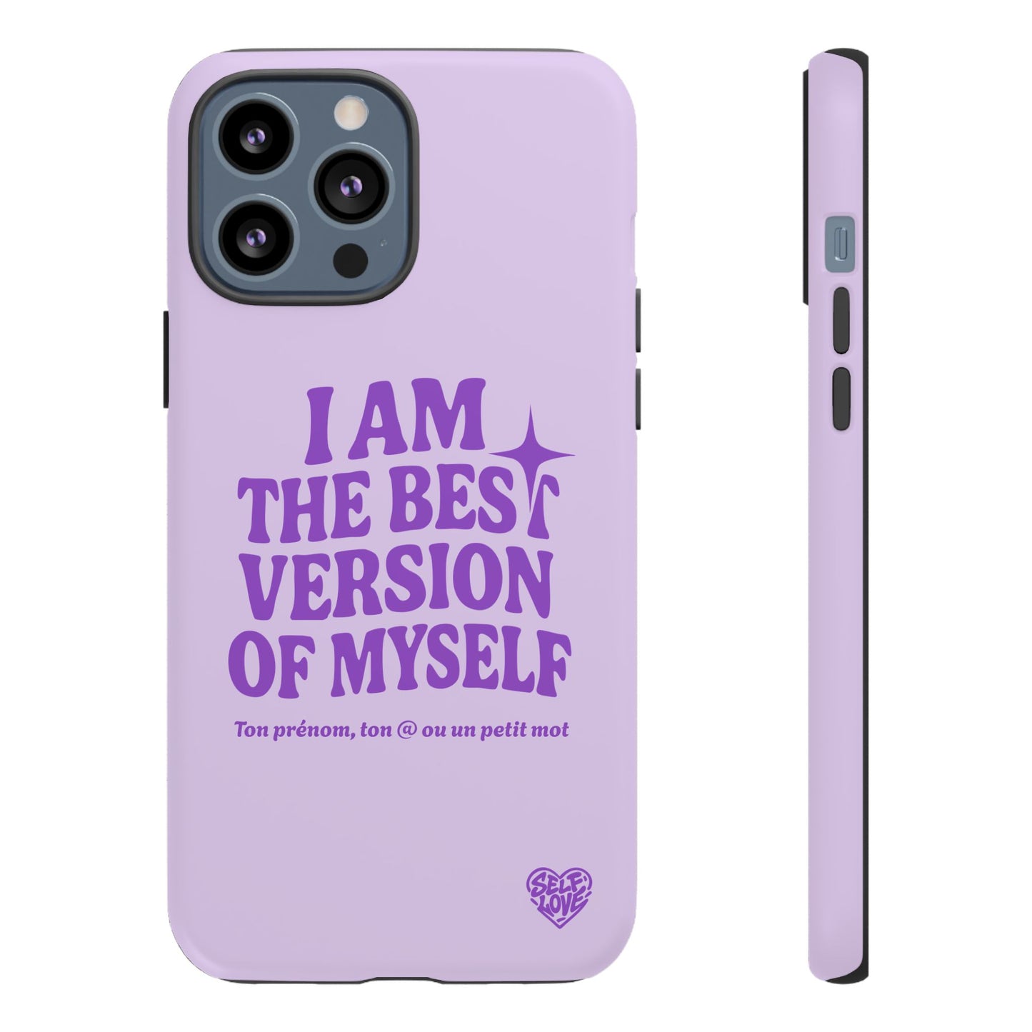 I Am The Best Version Of Myself - Coque iPhone (violet)