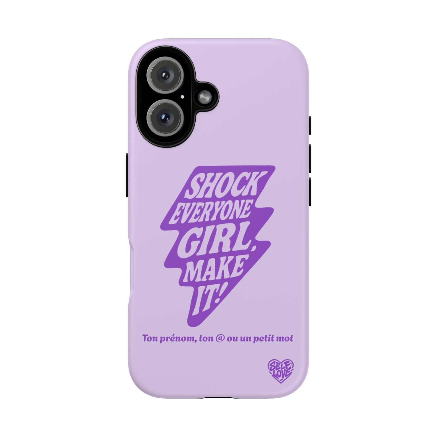 Shock Everyone - Coque iPhone (violet)