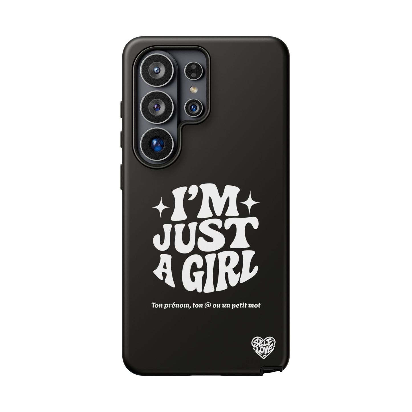 Im Just A Girl - Coque Samsung (noir)