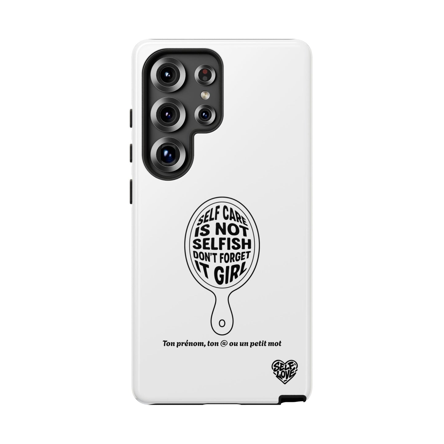 Self Care - Coque Samsung (blanc)