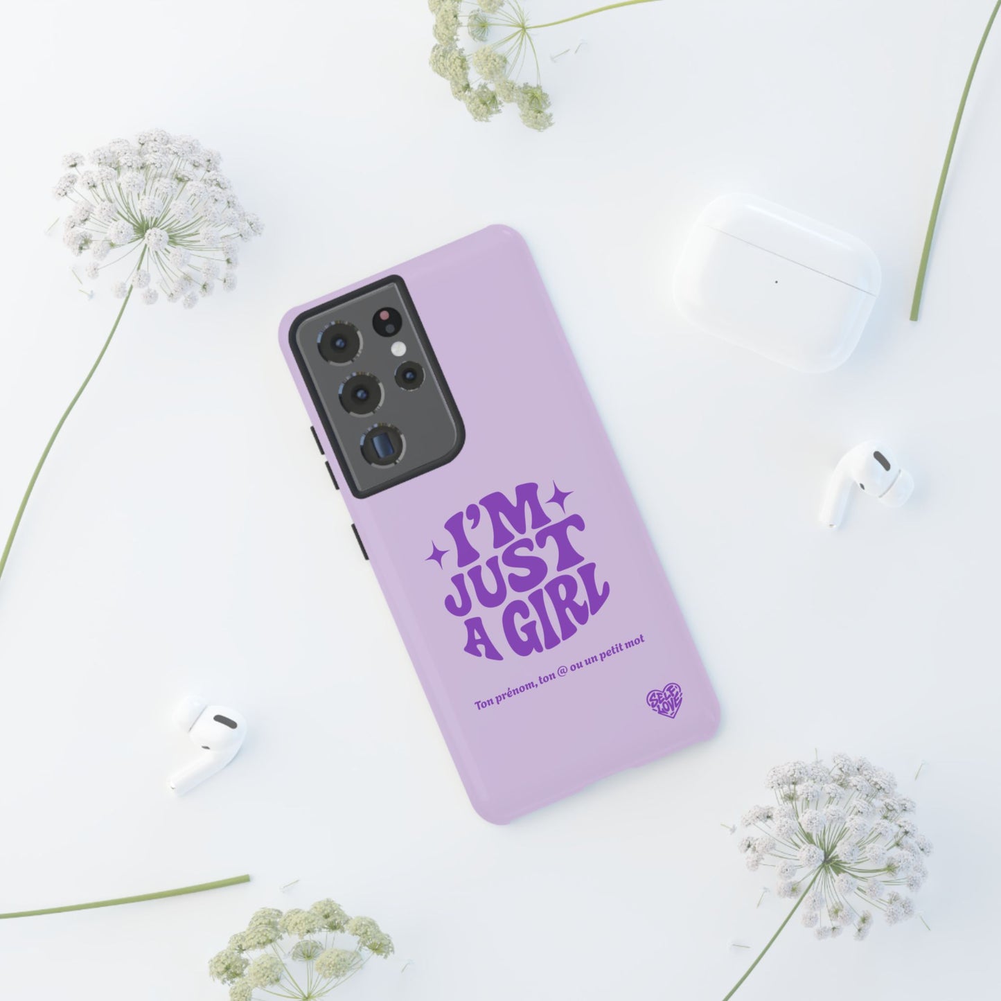 Im Just A Girl - Coque Samsung (violet)