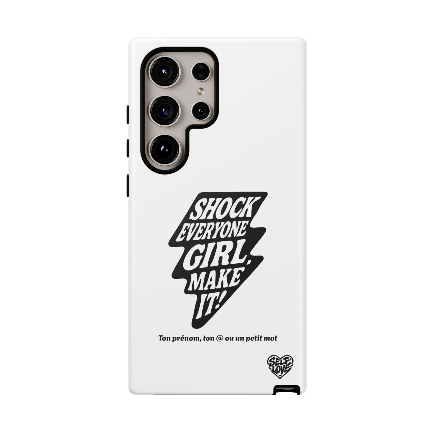 Shock Everyone - Coque Samsung (blanc)