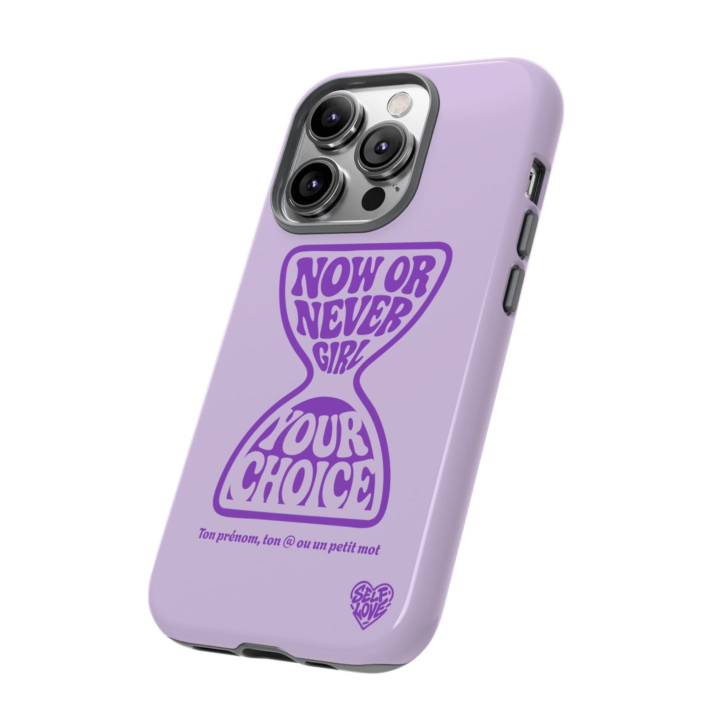 Now Or Never Girl - Coque iPhone (violet)