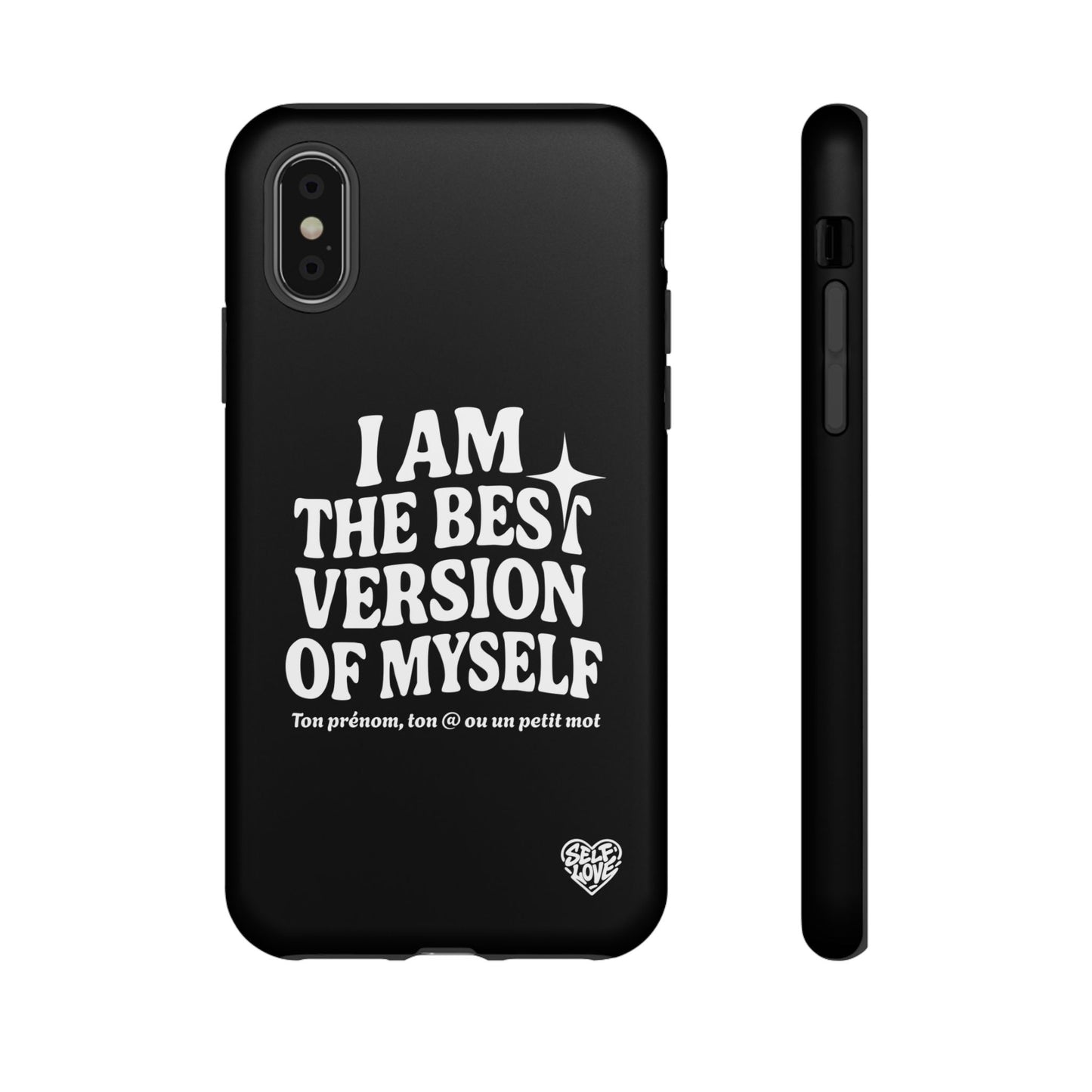I Am The Best Version Of Myself - Coque iPhone (noir)