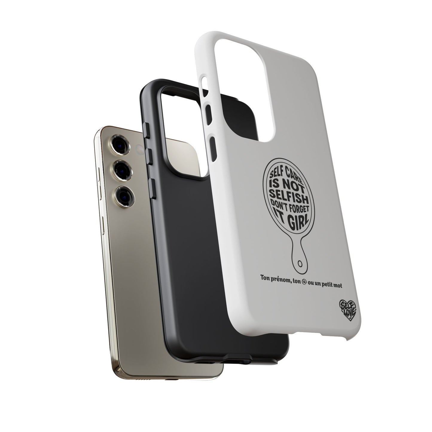 Self Care - Coque Samsung (blanc)