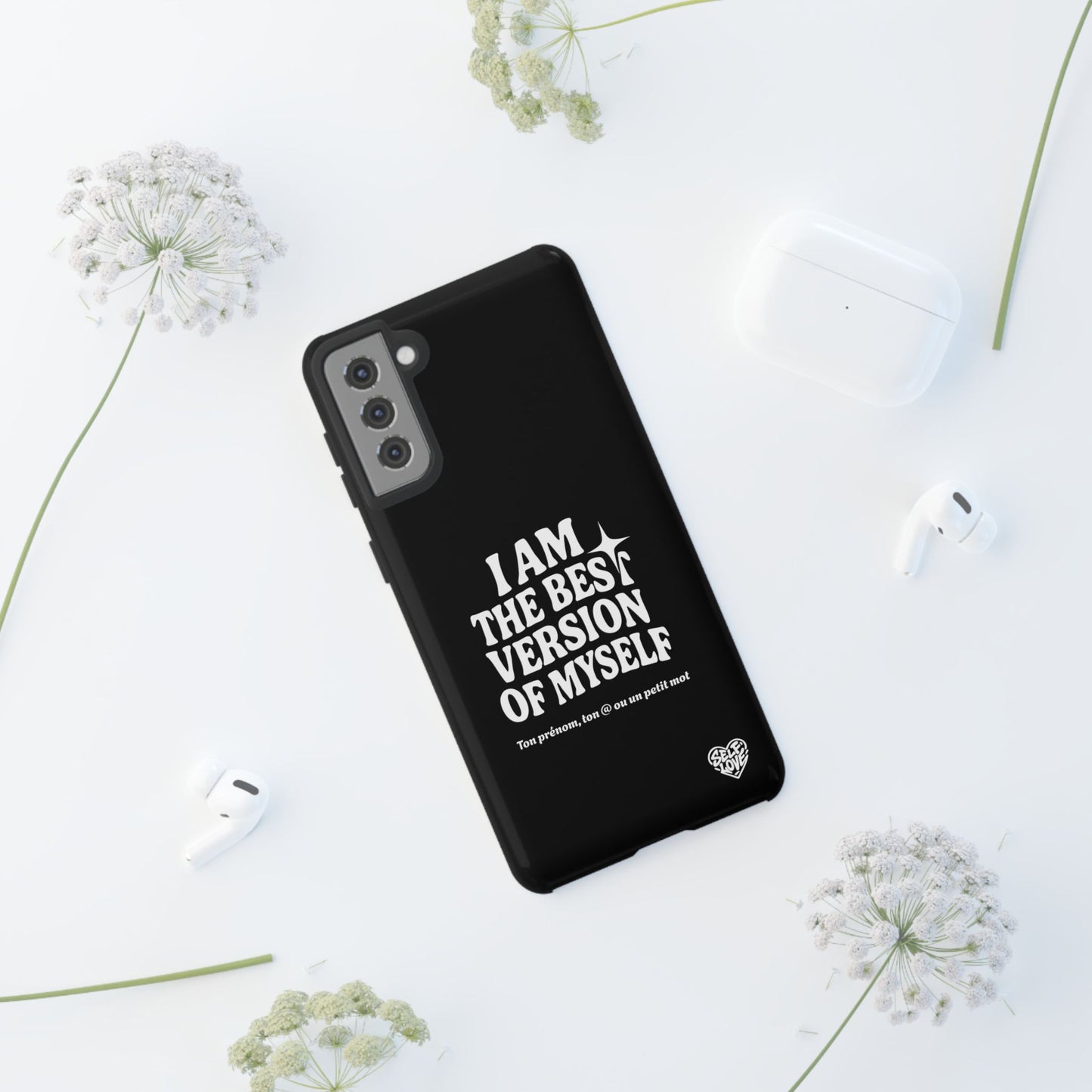 I Am The Best Version Of Myself - Coque Samsung (noir)