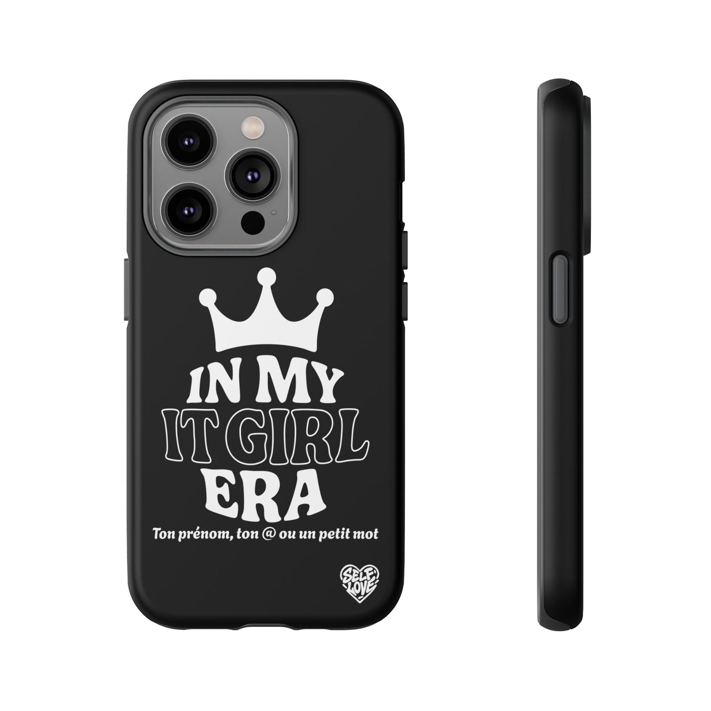In My It Girl Era - Coque iPhone (noir)