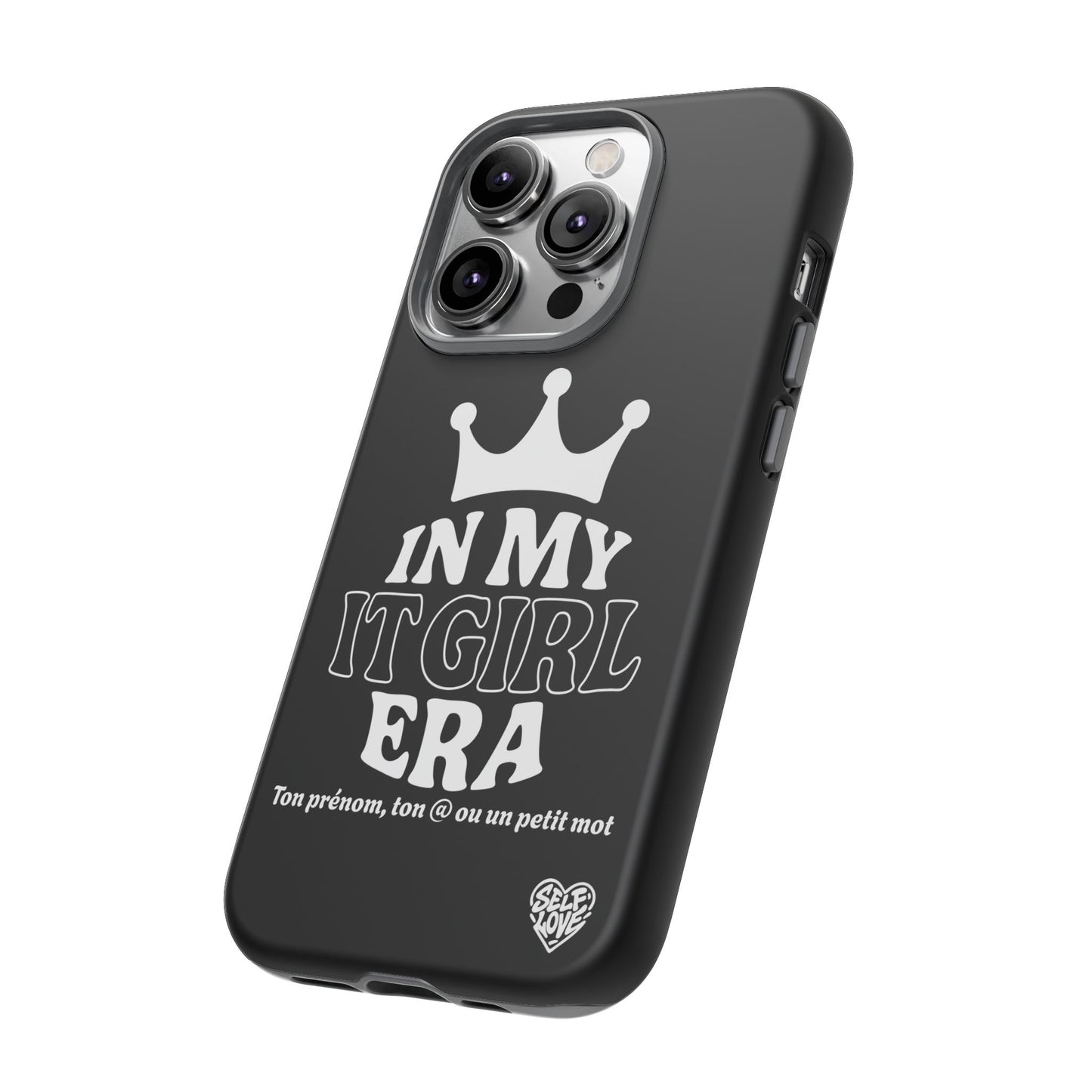 In My It Girl Era - Coque iPhone (noir)