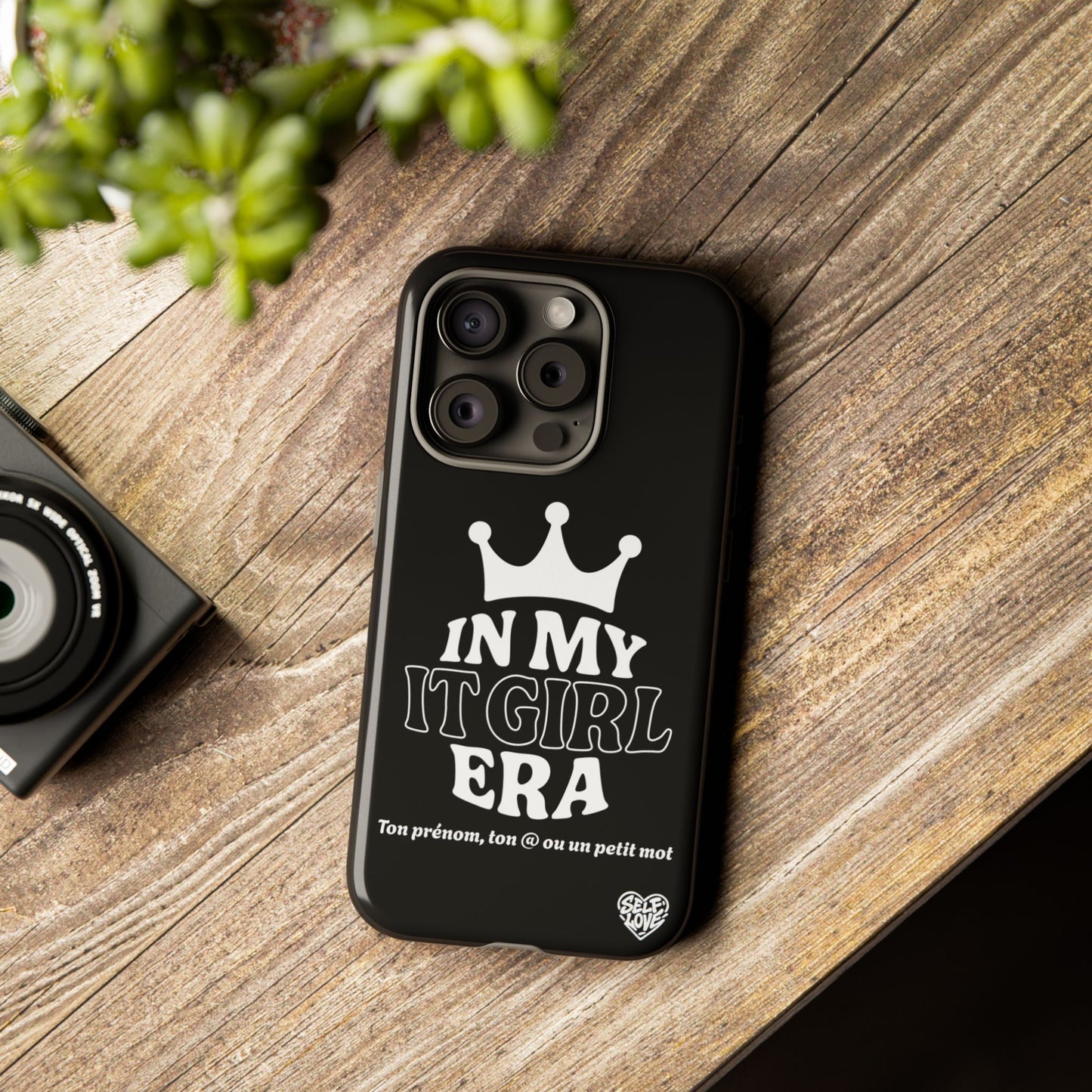 In My It Girl Era - Coque iPhone (noir)