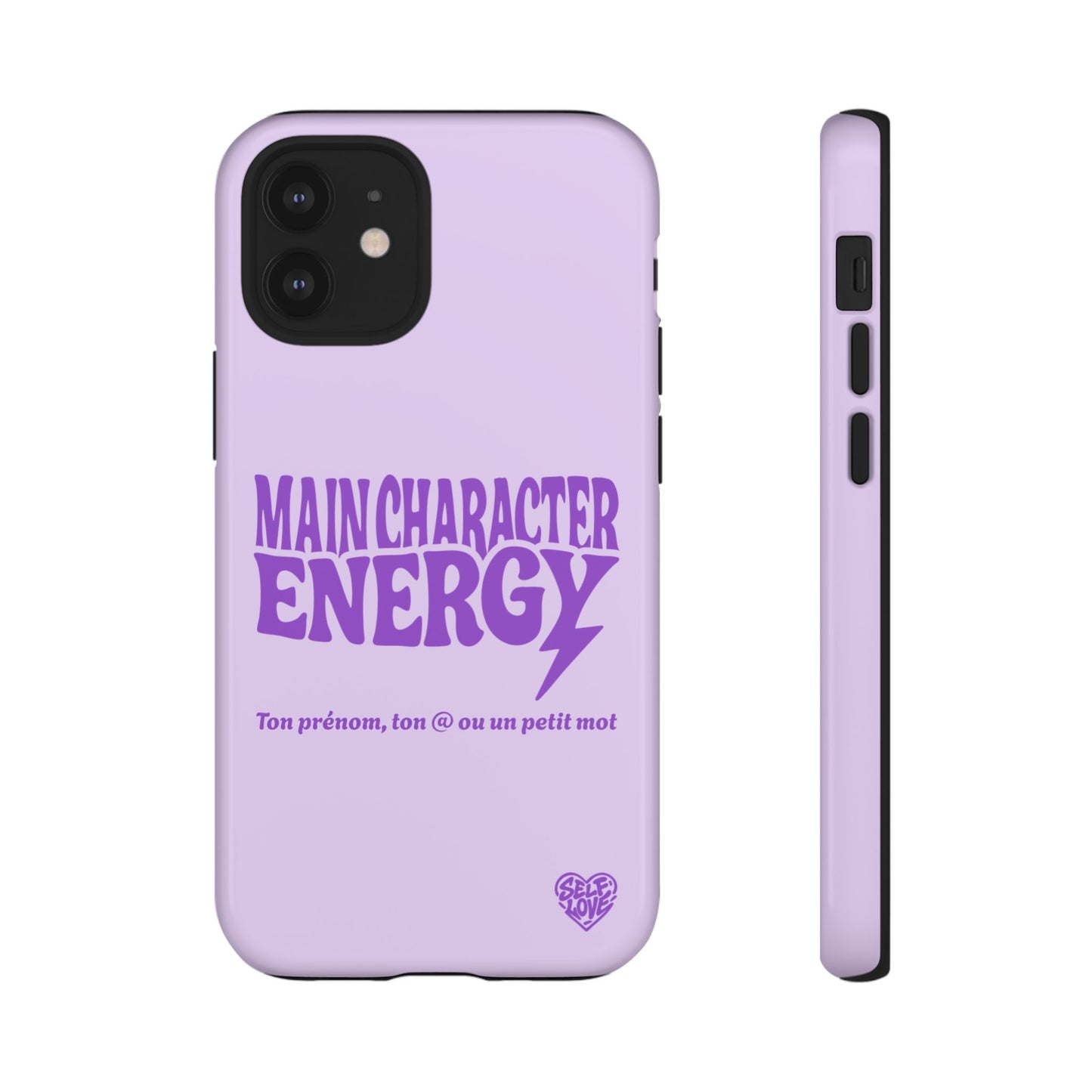 Main Character Energy - Coque iPhone (violet)