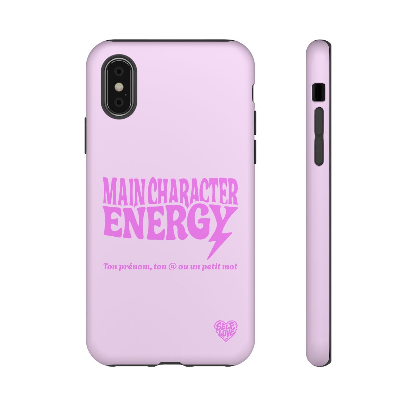 Main Character Energy - Coque iPhone (rose)