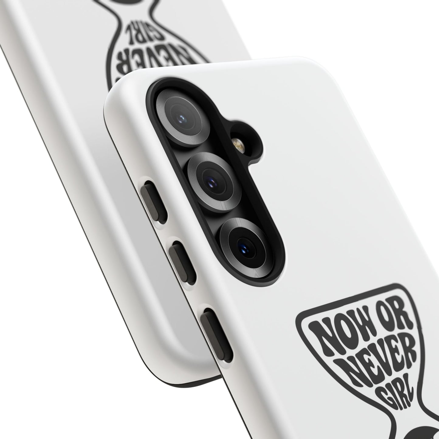 Now Or Never Girl - Coque Samsung (blanc)
