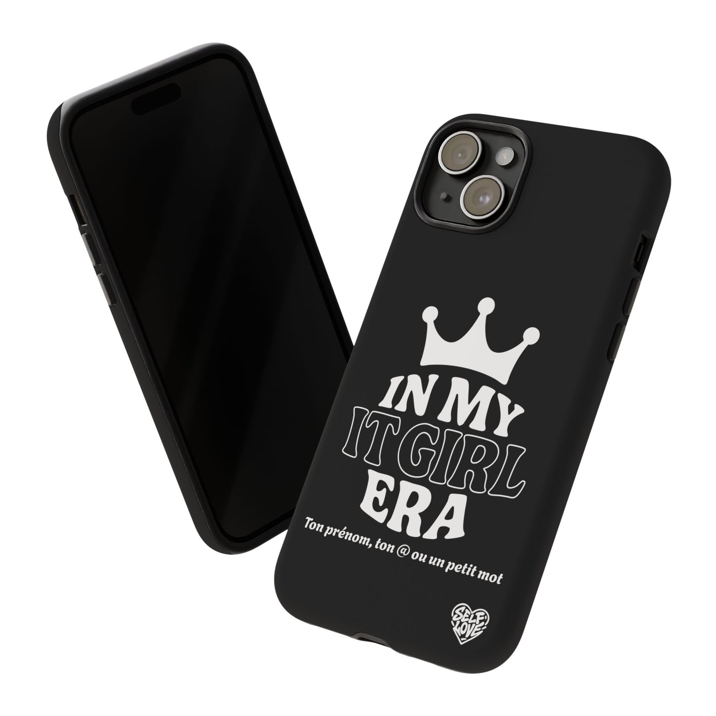 In My It Girl Era - Coque iPhone (noir)