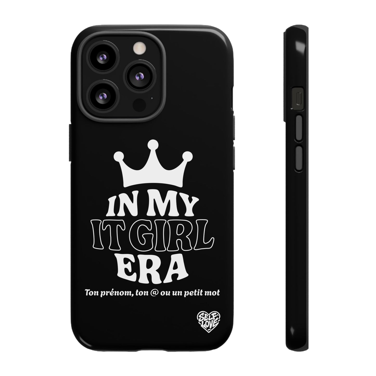 In My It Girl Era - Coque iPhone (noir)