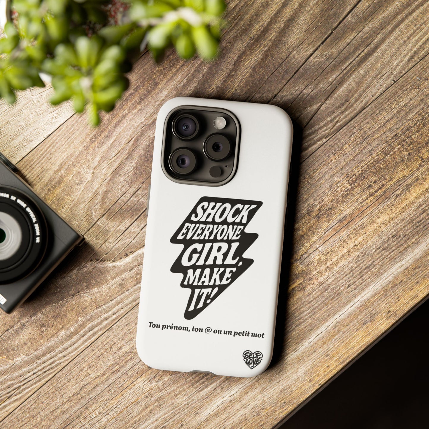 Shock Everyone - Coque iPhone (blanc)