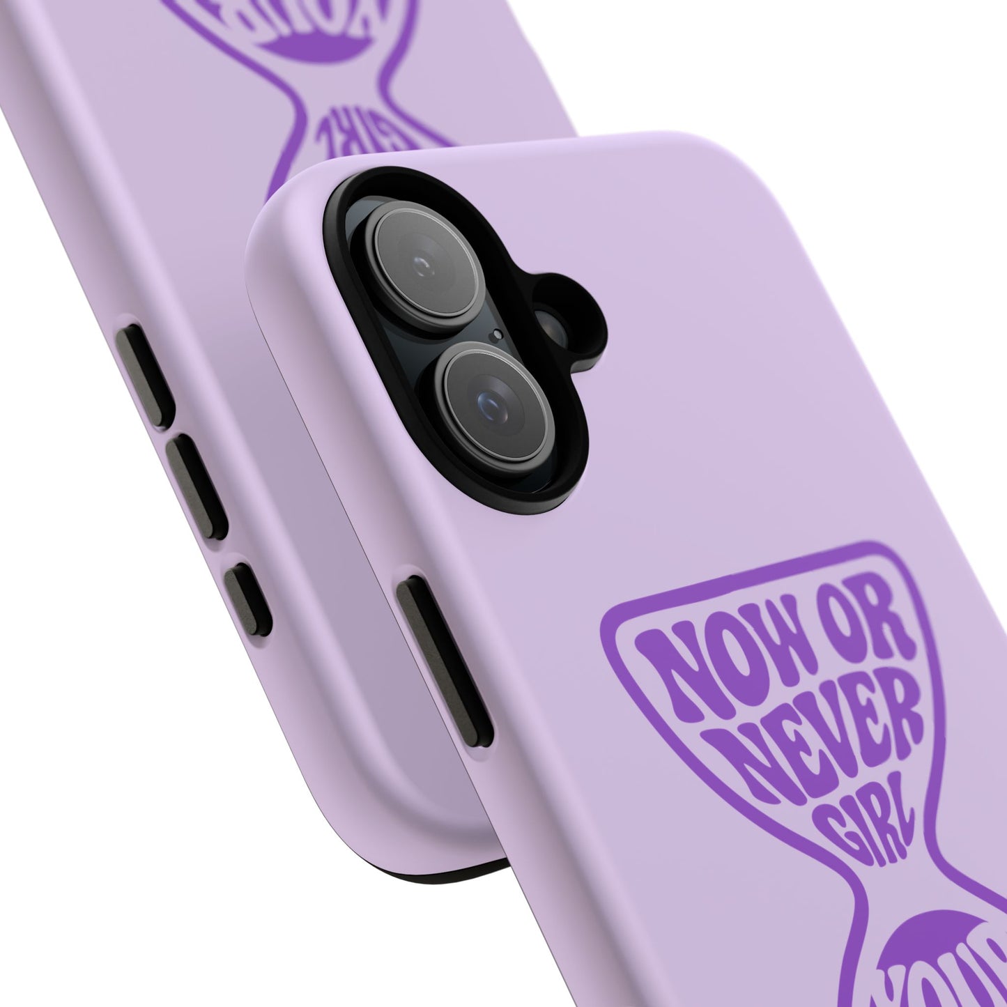 Now Or Never Girl - Coque iPhone (violet)