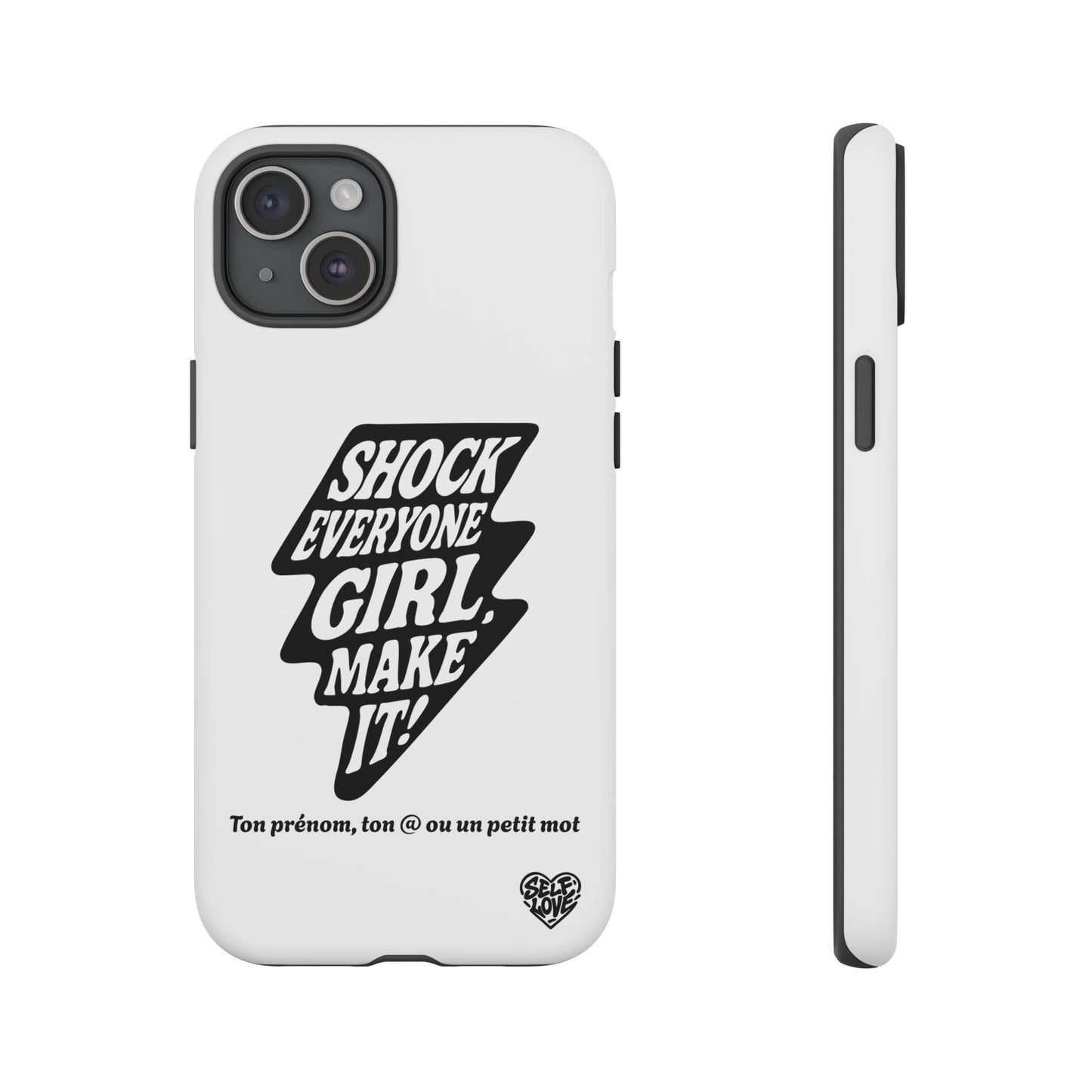 Shock Everyone - Coque iPhone (blanc)