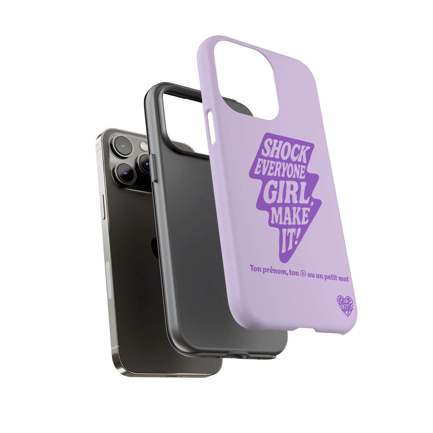 Shock Everyone - Coque iPhone (violet)