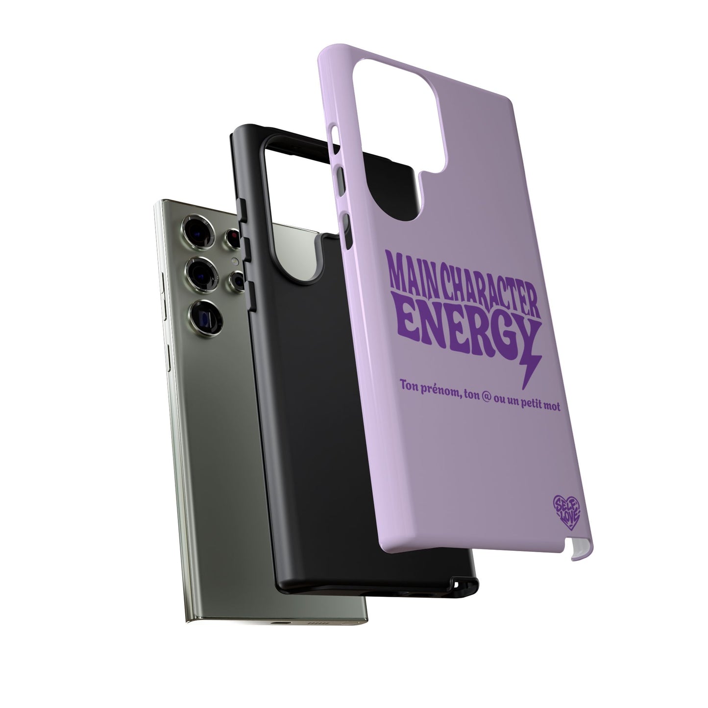 Main Character Energy - Coque Samsung (violet)