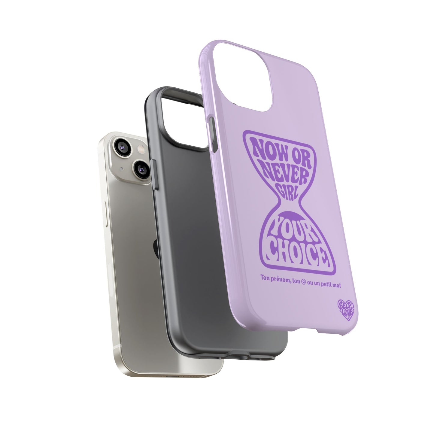 Now Or Never Girl - Coque iPhone (violet)