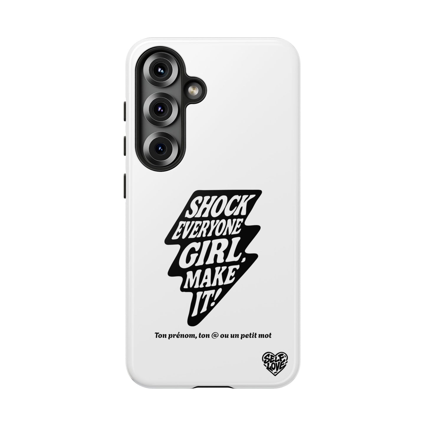 Shock Everyone - Coque Samsung (blanc)