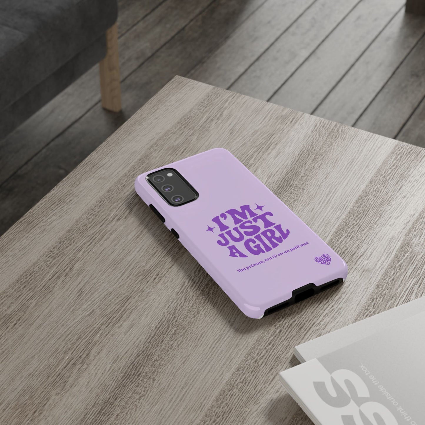 Im Just A Girl - Coque Samsung (violet)