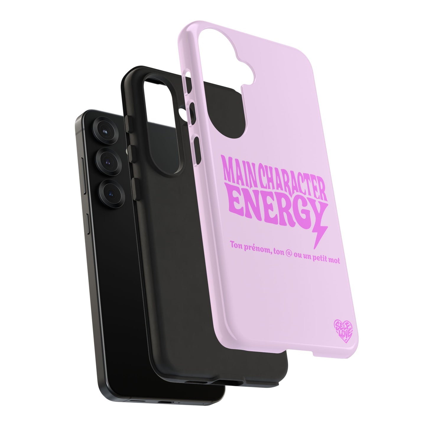 Main Character Energy - Coque Samsung (rose)