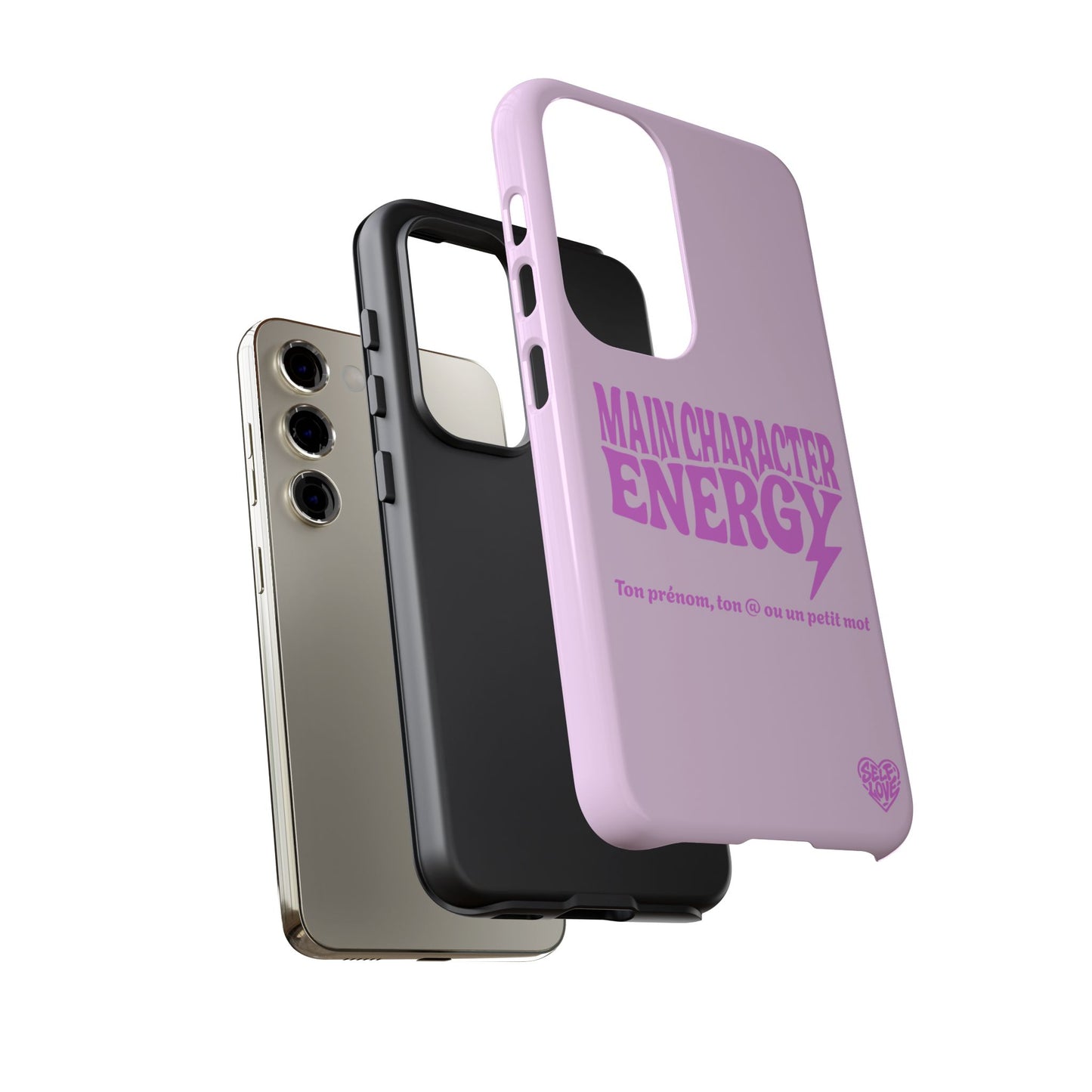 Main Character Energy - Coque Samsung (rose)
