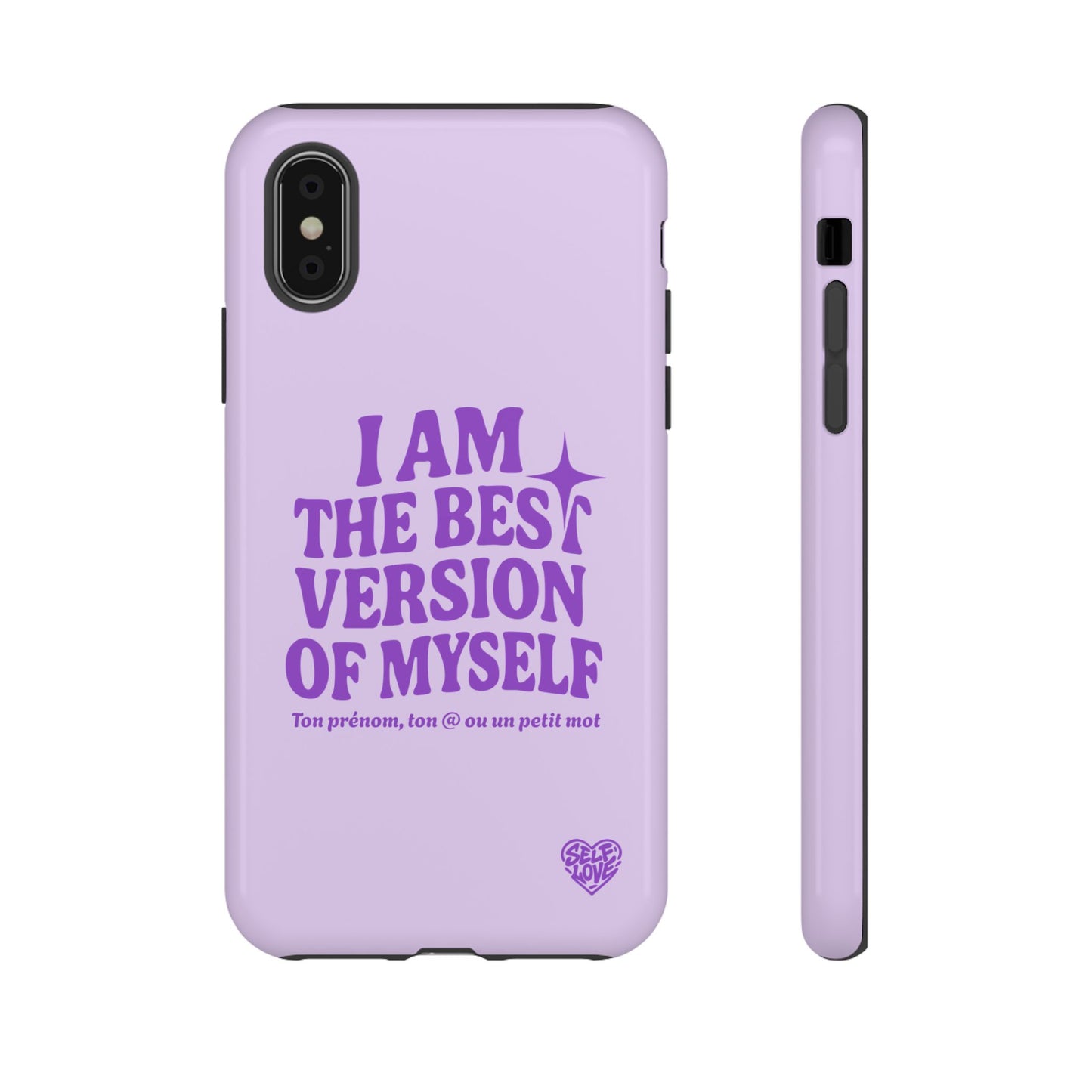 I Am The Best Version Of Myself - Coque iPhone (violet)