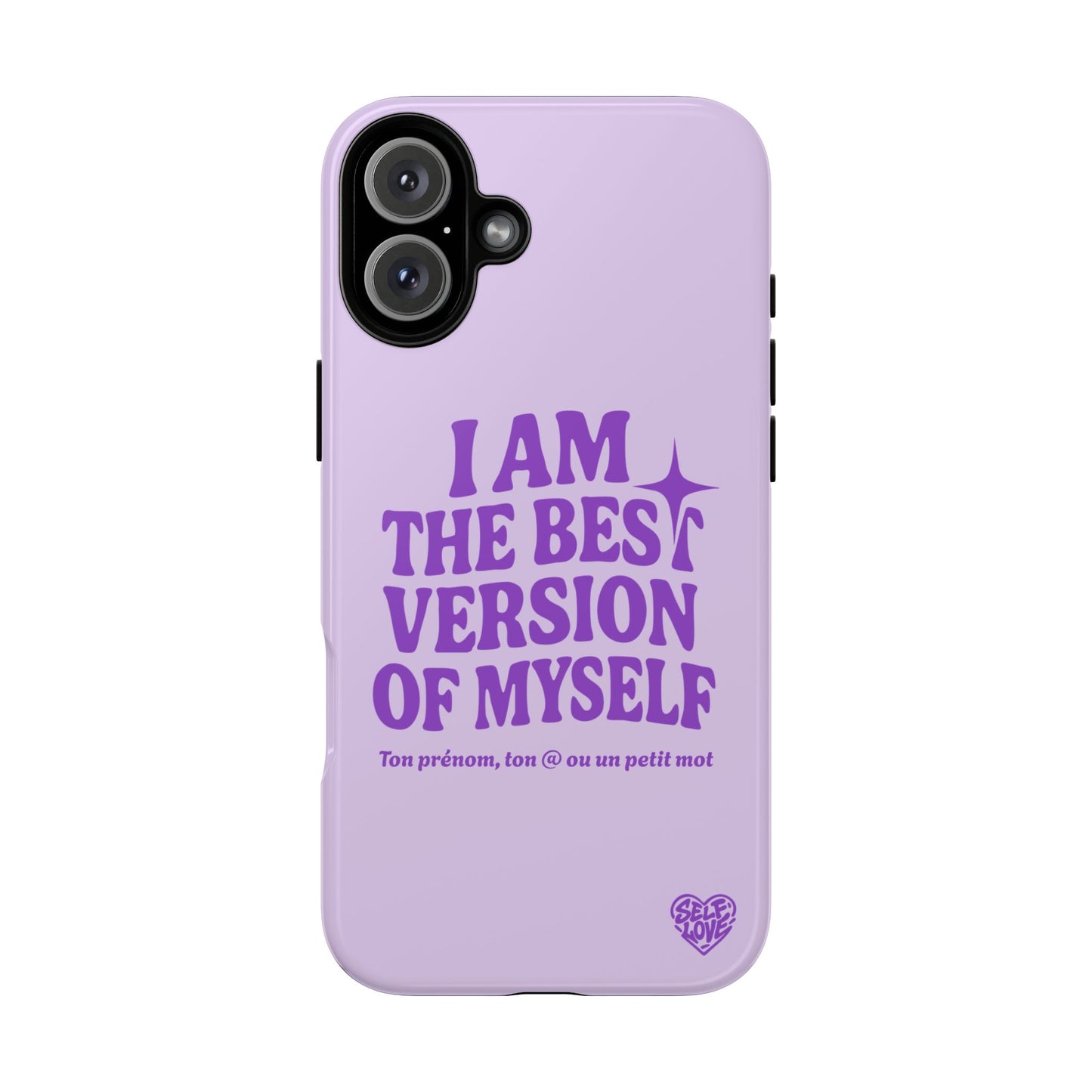 I Am The Best Version Of Myself - Coque iPhone (violet)