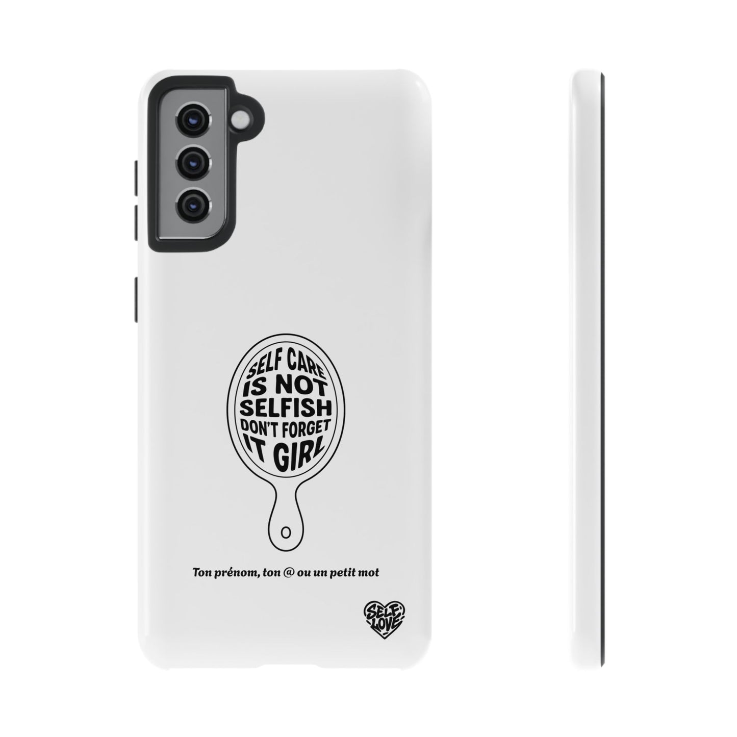 Self Care - Coque Samsung (blanc)