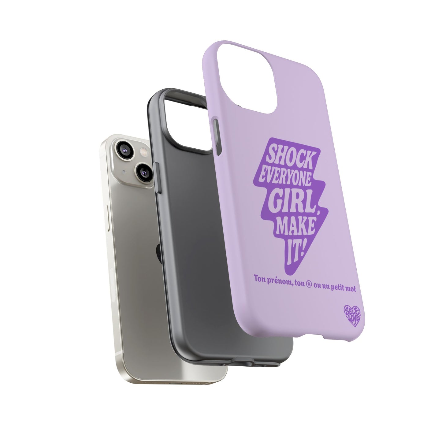 Shock Everyone - Coque iPhone (violet)