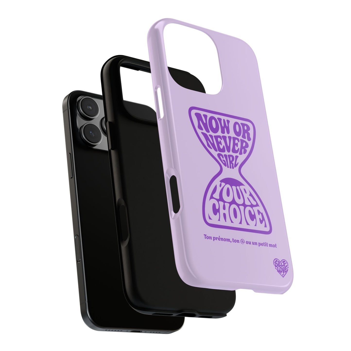 Now Or Never Girl - Coque iPhone (violet)