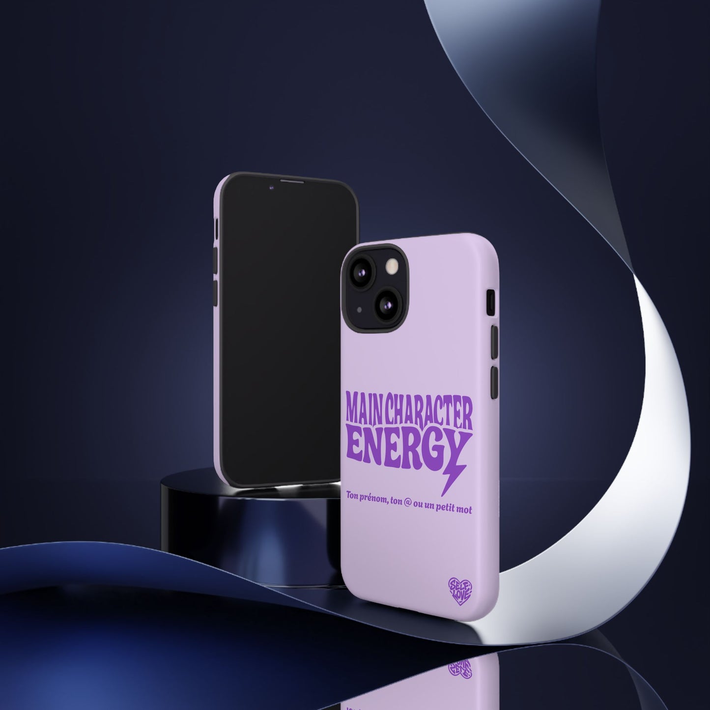 Main Character Energy - Coque iPhone (violet)