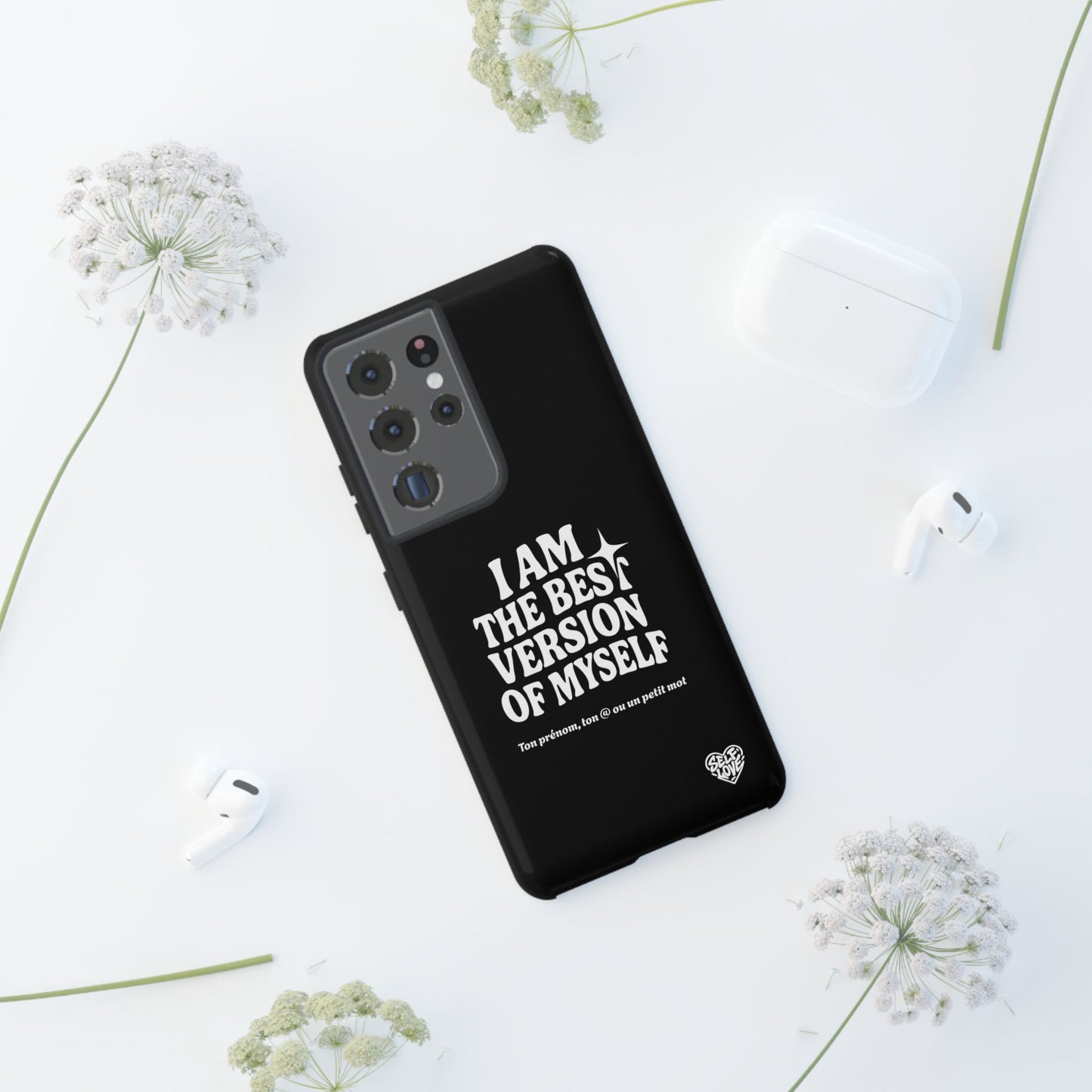 I Am The Best Version Of Myself - Coque Samsung (noir)