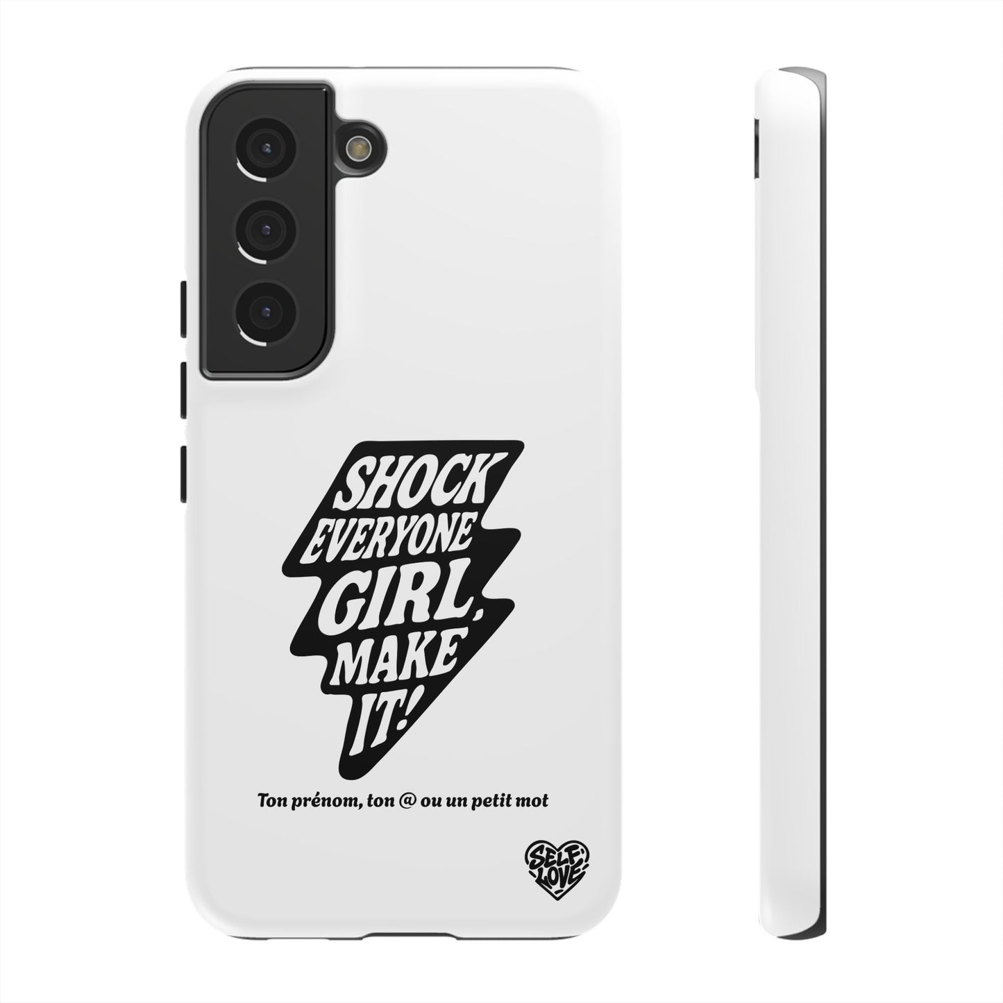 Shock Everyone - Coque Samsung (blanc)