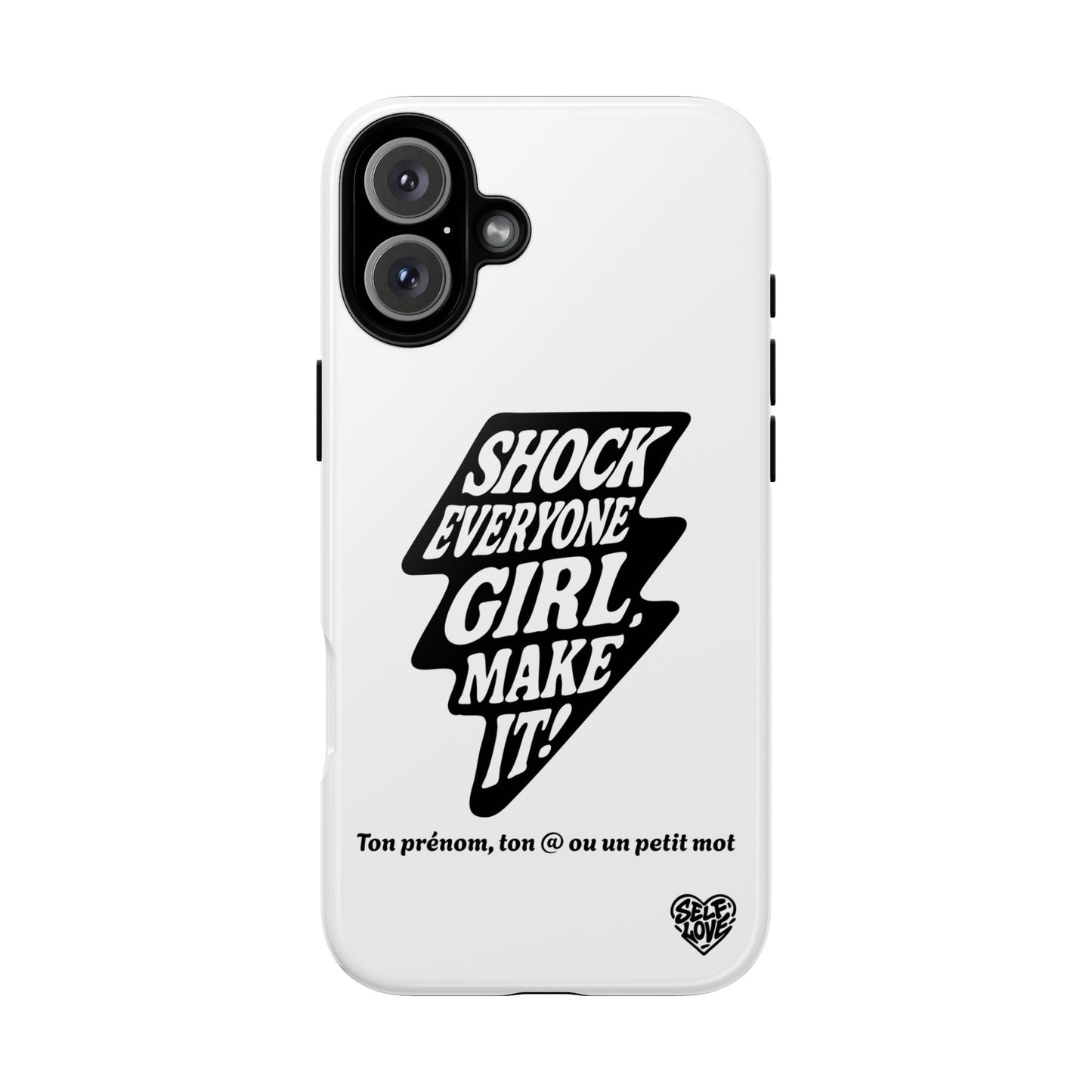 Shock Everyone - Coque iPhone (blanc)