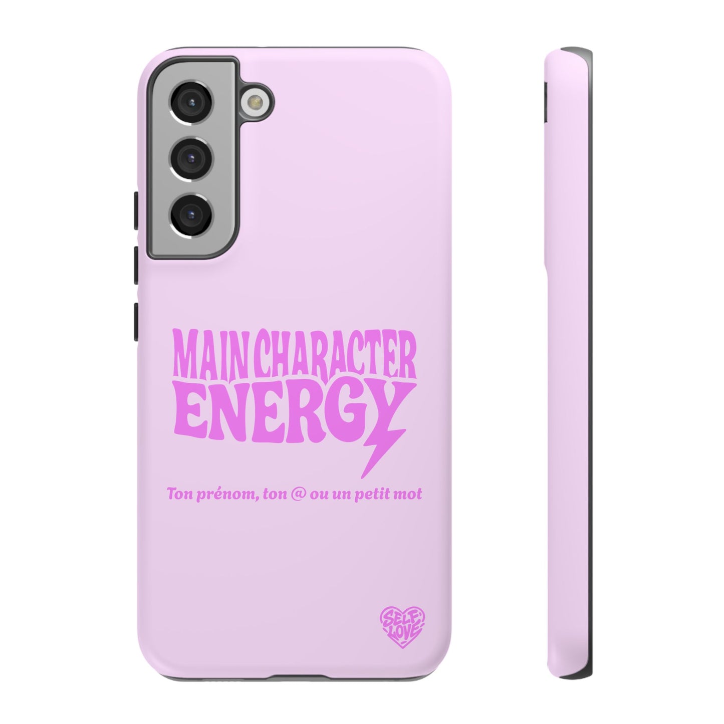 Main Character Energy - Coque Samsung (rose)