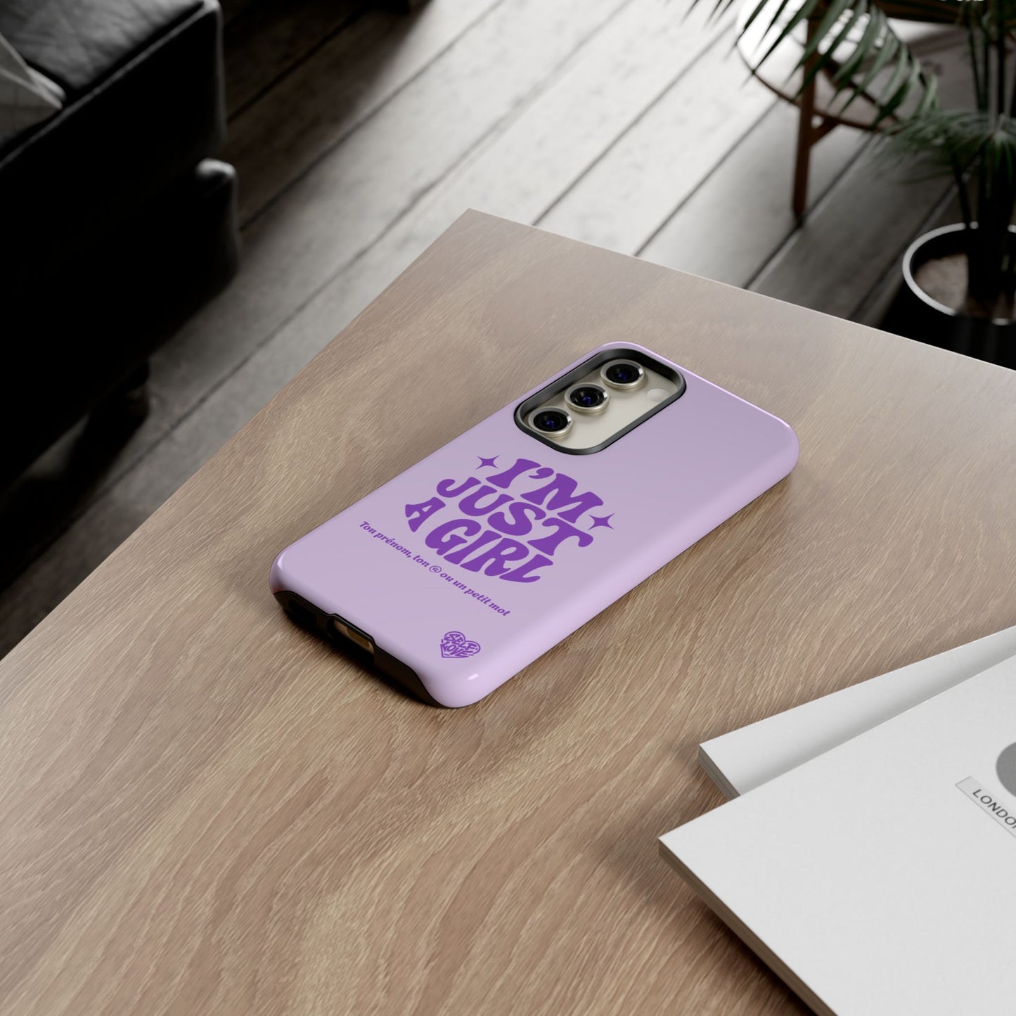 Im Just A Girl - Coque Samsung (violet)