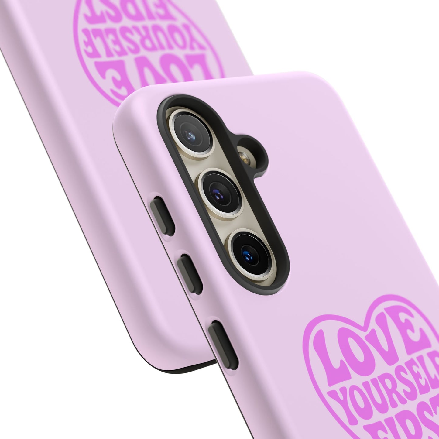 Love Yourself First - Coque Samsung (rose)