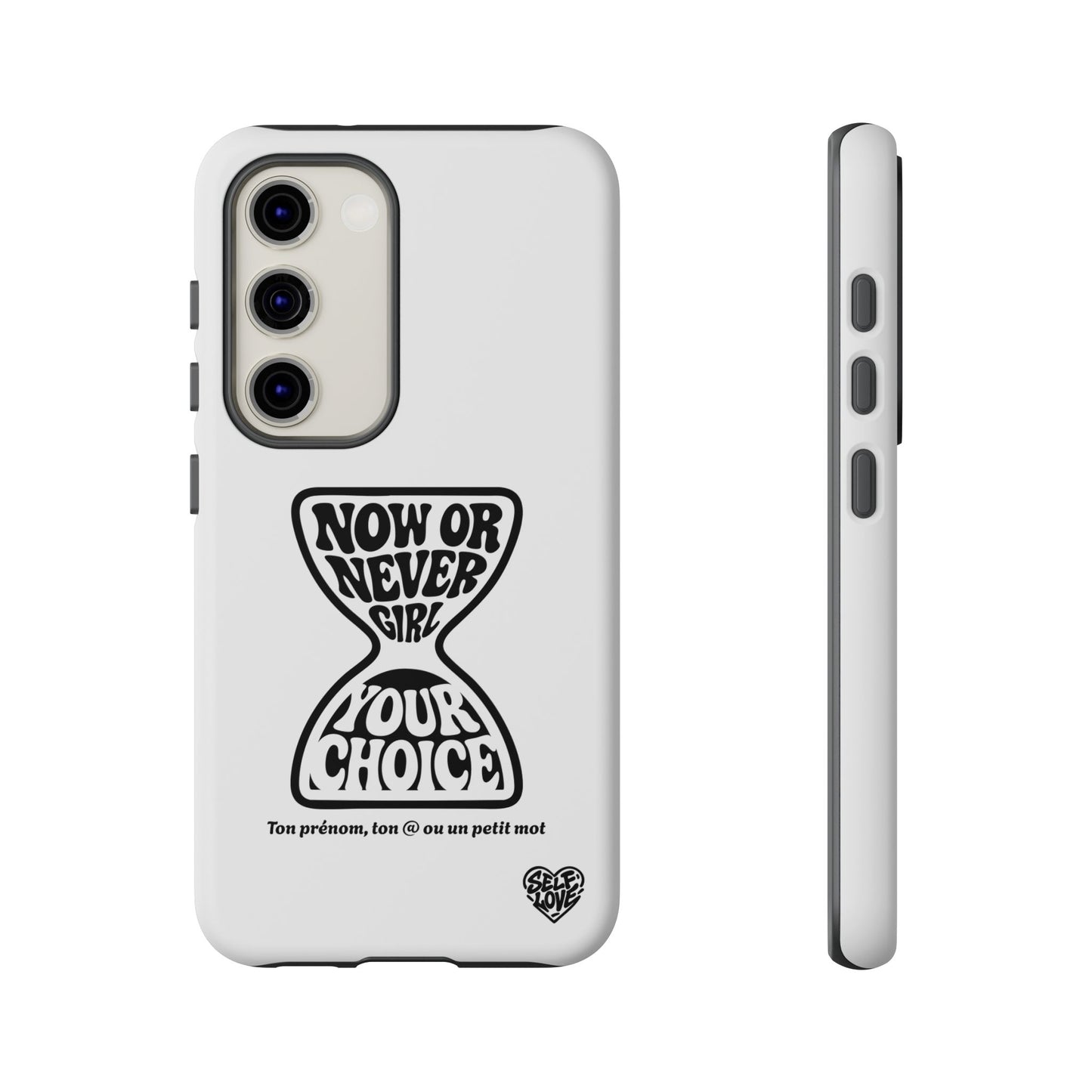 Now Or Never Girl - Coque Samsung (blanc)