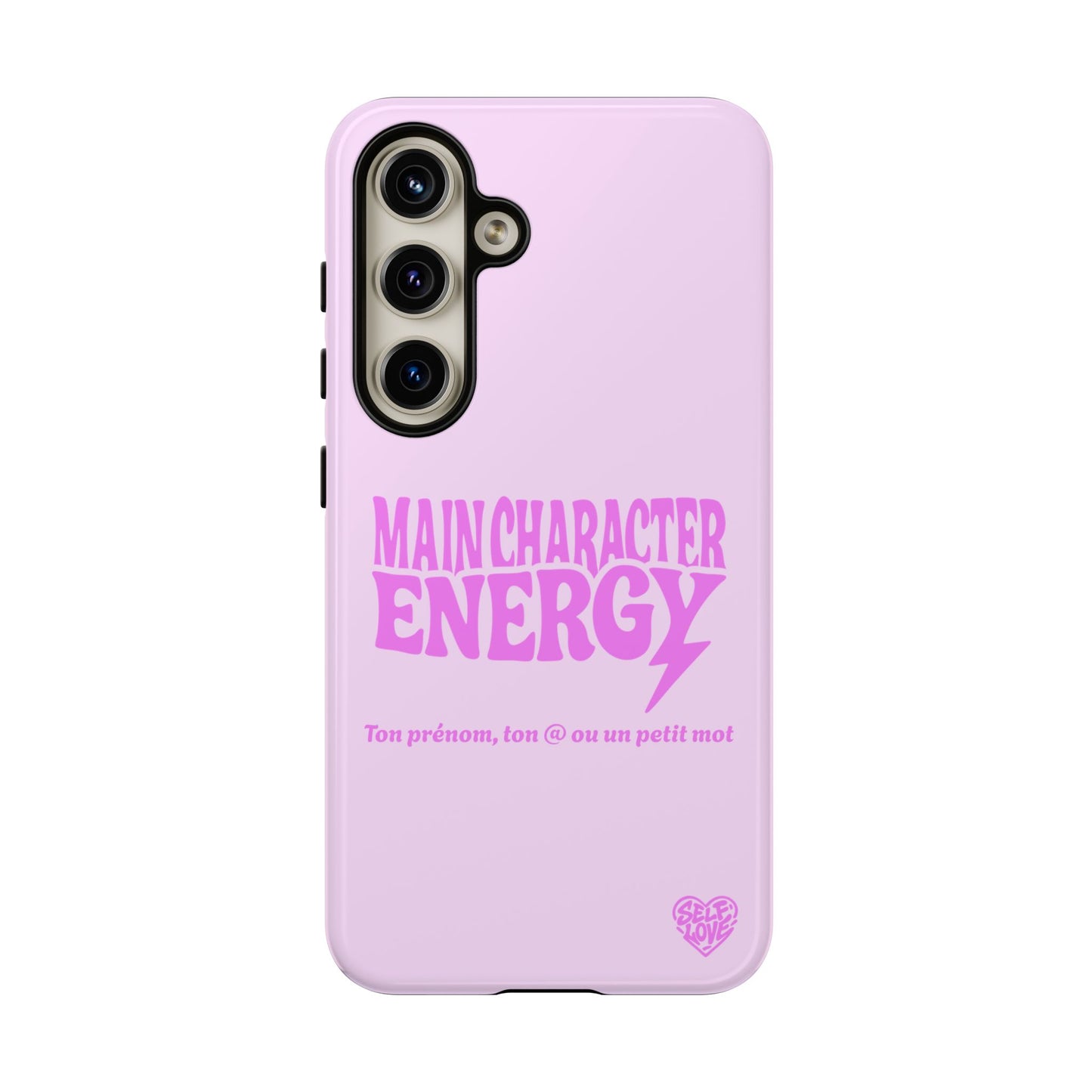 Main Character Energy - Coque Samsung (rose)