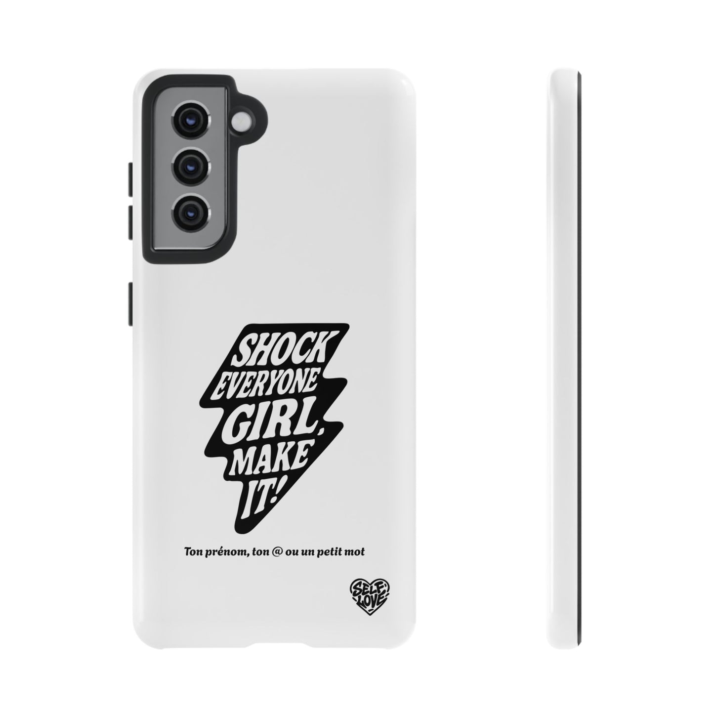 Shock Everyone - Coque Samsung (blanc)